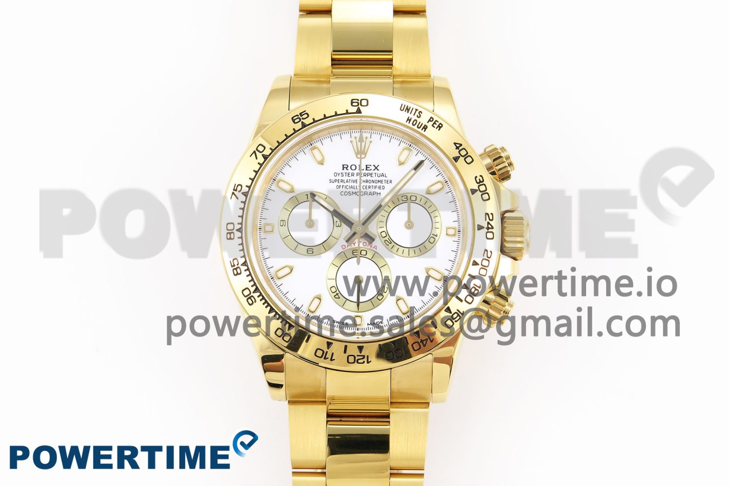 Daytona 116508 KING 1:1 Best Edition White Dial on YG Bracelet SA4130 - Image 1