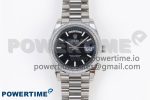 DayDate 40 SS GSF Gain Weight Black Stick Dial Diamonds Bezel on President Bracelet A3255
