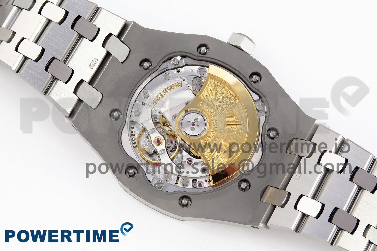 Royal Oak 37mm 15450 SS APSF 1:1 Best Edition Blue Textured Dial on SS Bracelet SA3120 Super Clone - Image 9
