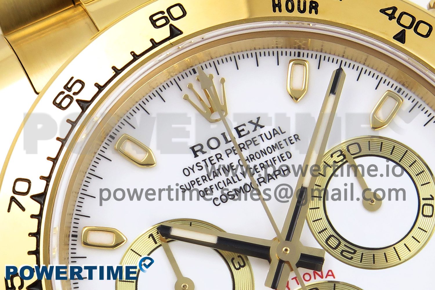 Daytona 116508 KING 1:1 Best Edition White Dial on YG Bracelet SA4130 - Image 4