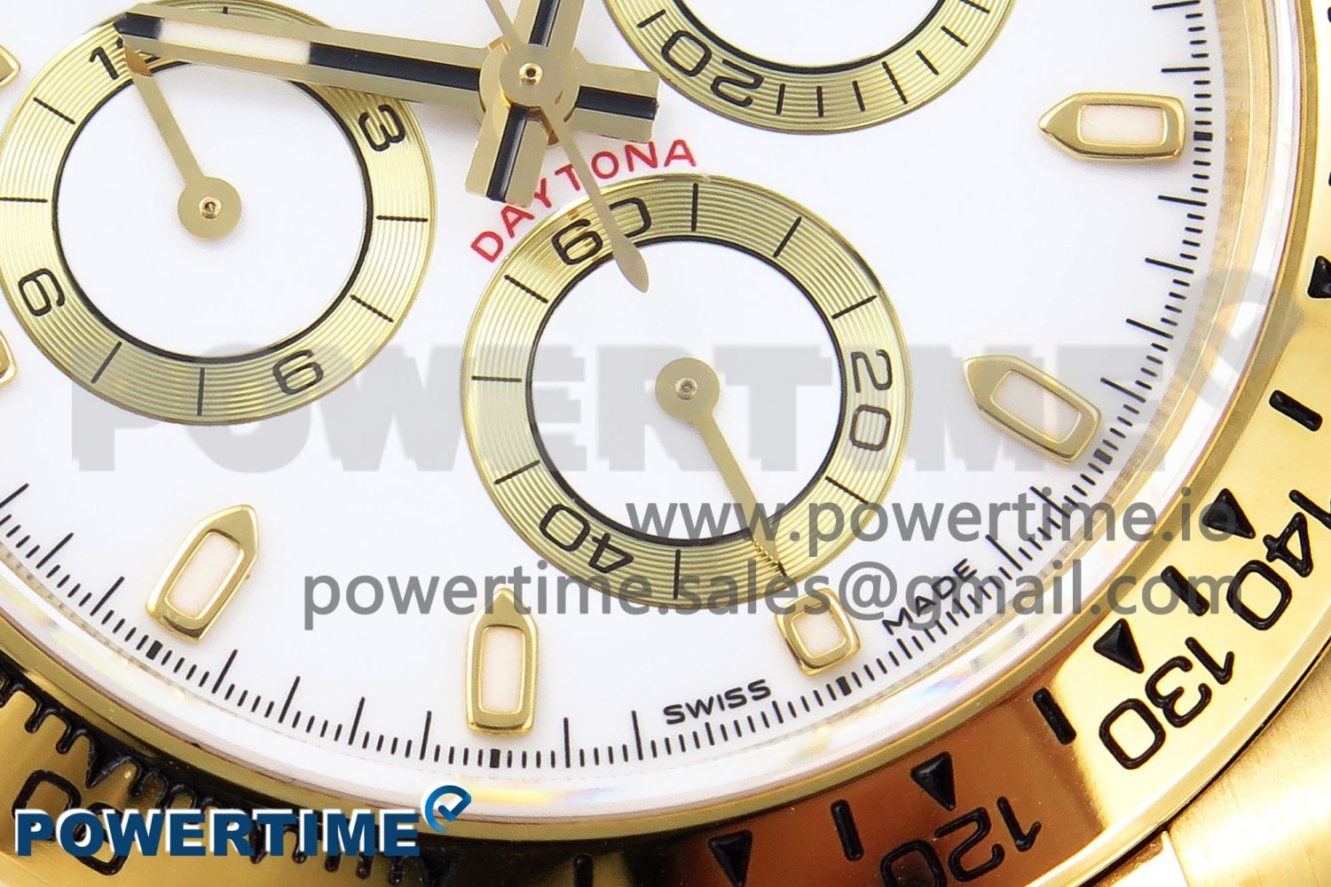 Daytona 116508 KING 1:1 Best Edition White Dial on YG Bracelet SA4130 - Image 5