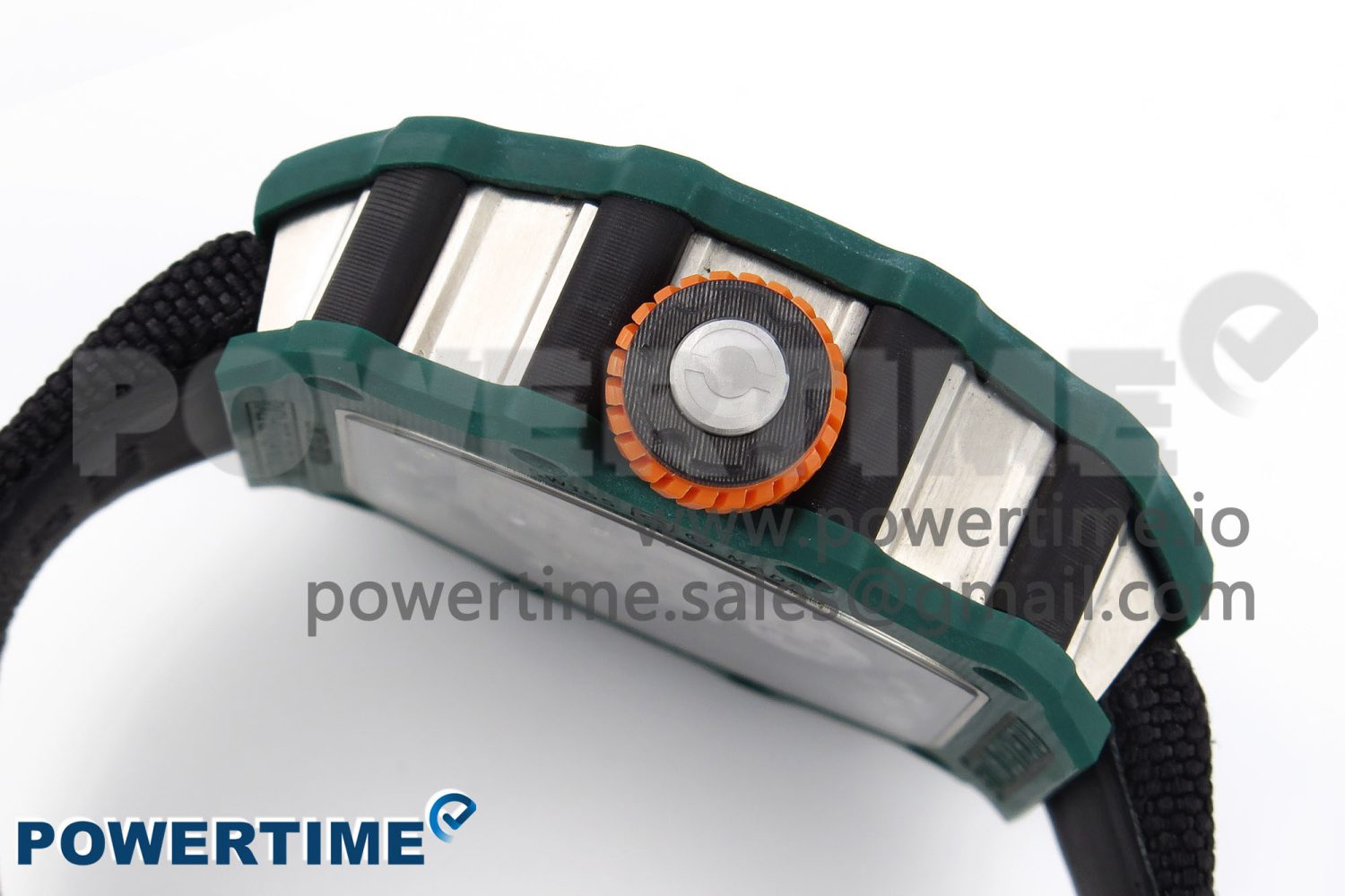 RM21-02 Tourbillon NTPT RMF Best Edition Skeleton Dial on Black Nylon Strap - Image 8
