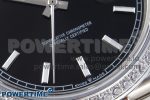 DayDate 40 SS GSF Gain Weight Black Stick Dial Diamonds Bezel on President Bracelet A3255 - Image 5