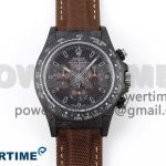 Daytona DIW Carbon/SS Case and Bezel DIWF Edition Brown Dial on Brown Nylon Strap A7750