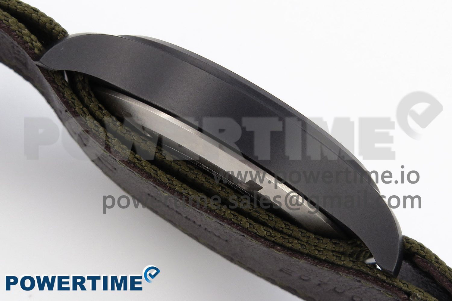 Mark XVIII Top Gun "SFTI" Black Ceramic IW324712 ZF 1:1 Best Edition on Green Nylon Strap A32111 - Image 7