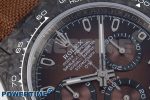 Daytona DIW Carbon/SS Case and Bezel DIWF Edition Brown Dial on Brown Nylon Strap A7750 - Image 4