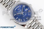 DayDate 40 SS GSF Gain Weight Blue Roman Dial Diamonds Bezel on President Bracelet A3255 - Image 3