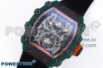 RM21-02 Tourbillon NTPT RMF Best Edition Skeleton Dial on Black Nylon Strap - Image 2