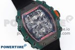 RM21-02 Tourbillon NTPT RMF Best Edition Skeleton Dial on Black Nylon Strap - Image 3