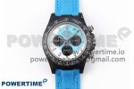 Daytona DIW Carbon Case and Bezel DIWF Edition White/Blue Dial on Blue Nylon Strap A7750
