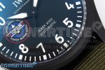 Mark XVIII Top Gun "SFTI" Black Ceramic IW324712 ZF 1:1 Best Edition on Green Nylon Strap A32111 - Image 5