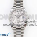 DayDate 40 SS GSF Gain Weight Meteorite Crystal Dial on President Bracelet A3255