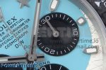 Daytona DIW Carbon Case and Bezel DIWF Edition White/Blue Dial on Blue Nylon Strap A7750 - Image 6