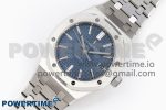 Royal Oak 37mm 15450 SS APSF 1:1 Best Edition Blue Textured Dial on SS Bracelet SA3120 Super Clone - Image 2