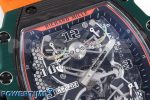 RM21-02 Tourbillon NTPT RMF Best Edition Skeleton Dial on Orange Nylon Strap - Image 5