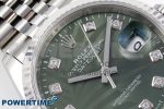 DateJust 36 SS 126234 VSF 1:1 Best Edition 904L Steel Green Leaf Diamonds Dial on Jubilee Bracelet VS3235 - Image 4
