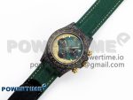 Daytona DIW Carbon Case and Bezel DIWF Edition Green/YG Dial on Green Nylon Strap A7750 - Image 2