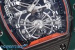 RM21-02 Tourbillon NTPT RMF Best Edition Skeleton Dial on Orange Nylon Strap - Image 6
