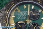 Daytona DIW Carbon Case and Bezel DIWF Edition Green/YG Dial on Green Nylon Strap A7750 - Image 4