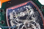 RM21-02 Tourbillon NTPT RMF Best Edition Skeleton Dial on Orange Rubber Strap - Image 4