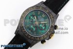 Daytona DIW Carbon/YG Case and Bezel DIWF Edition Green Dial on Black Nylon Strap A7750 - Image 2
