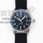 Pilot Mark XX IW328201 ZF 1:1 Best Edition Black Dial on Black Leather Strap A32111