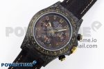 Daytona DIW Carbon/YG Case and Bezel DIWF Edition Brown Dial on Black Nylon Strap A7750 - Image 2