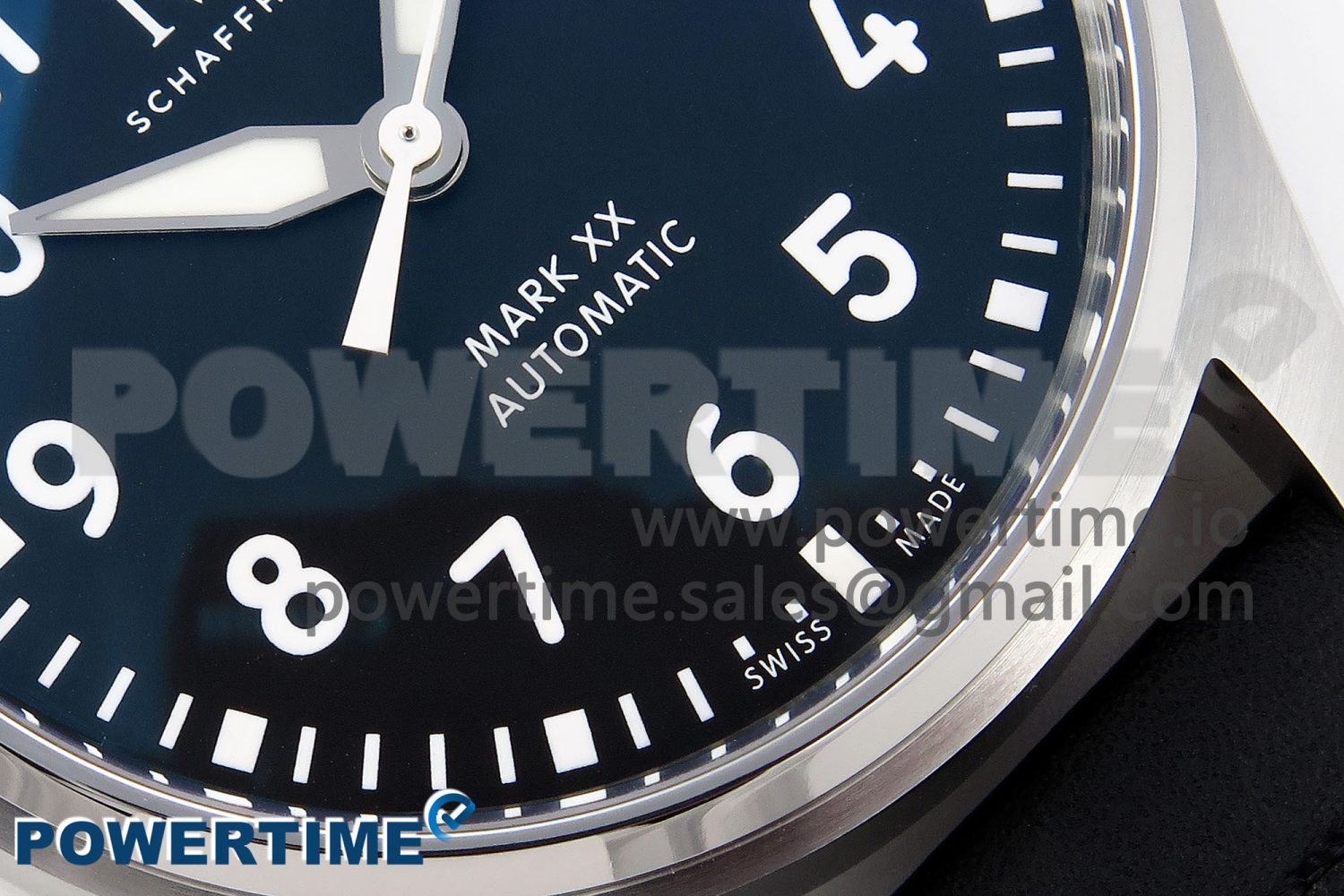 Pilot Mark XX IW328201 ZF 1:1 Best Edition Black Dial on Black Leather Strap A32111 - Image 5