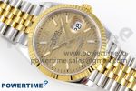 DateJust 36 SS 126233 VSF 1:1 Best Edition 904L Steel YG Textured Dial on Jubilee Bracelet VS3235 - Image 3