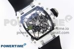 RM035 Transparent SONIC Best Edition Skeleton Dial on Black Nylon Strap Clone RMUL2 - Image 3