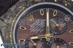 Daytona DIW Carbon/YG Case and Bezel DIWF Edition Brown Dial on Black Nylon Strap A7750 - Image 4