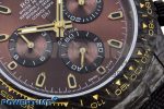 Daytona DIW Carbon/YG Case and Bezel DIWF Edition Brown Dial on Black Nylon Strap A7750 - Image 5