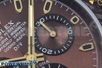 Daytona DIW Carbon/YG Case and Bezel DIWF Edition Brown Dial on Black Nylon Strap A7750 - Image 6