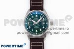 Pilot Mark XX IW328205 ZF 1:1 Best Edition Green Dial on Brown Leather Strap A32111