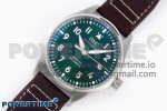 Pilot Mark XX IW328205 ZF 1:1 Best Edition Green Dial on Brown Leather Strap A32111 - Image 2