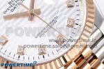 DateJust 36 SS 126231 VSF 1:1 Best Edition 904L Steel Silver Textured Diamonds Dial on Jubilee Bracelet VS3235 - Image 5