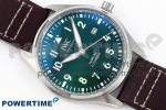 Pilot Mark XX IW328205 ZF 1:1 Best Edition Green Dial on Brown Leather Strap A32111 - Image 3
