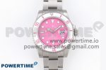 Submariner DIW Sandblasted VSF 1:1 Best Edition Pink Dial White Ceramic Bezel on SS Bracelet VS3135