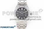 Royal Oak 37mm 15450 SS APSF 1:1 Best Edition Gray Textured Dial on SS Bracelet SA3120 Super Clone