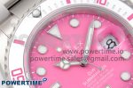 Submariner DIW Sandblasted VSF 1:1 Best Edition Pink Dial White Ceramic Bezel on SS Bracelet VS3135 - Image 4