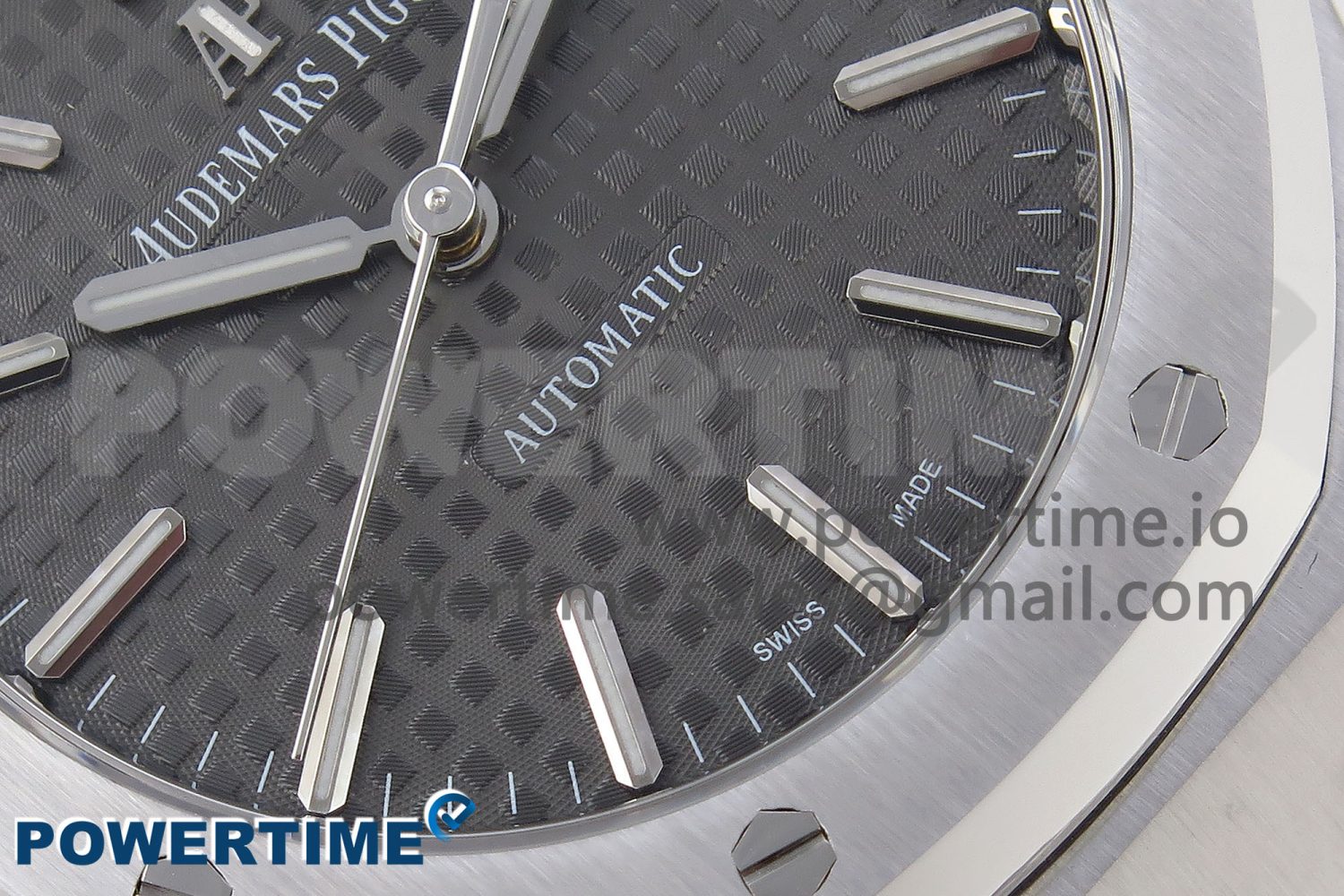 Royal Oak 37mm 15450 SS APSF 1:1 Best Edition Gray Textured Dial on SS Bracelet SA3120 Super Clone - Image 5