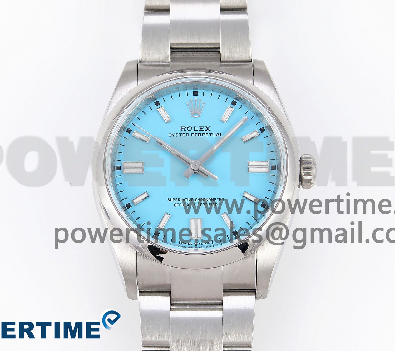 Oyster Perpetual 126000 36mm VSF 1:1 Best Edition 904L Steel Tiffany Blue Dial VS3235