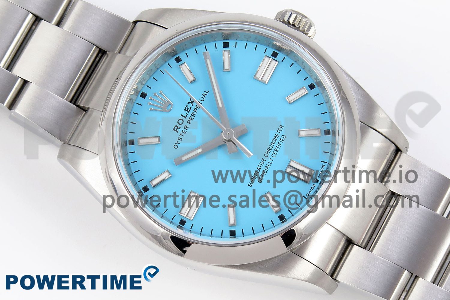 Oyster Perpetual 126000 36mm VSF 1:1 Best Edition 904L Steel Tiffany Blue Dial VS3235 - Image 3