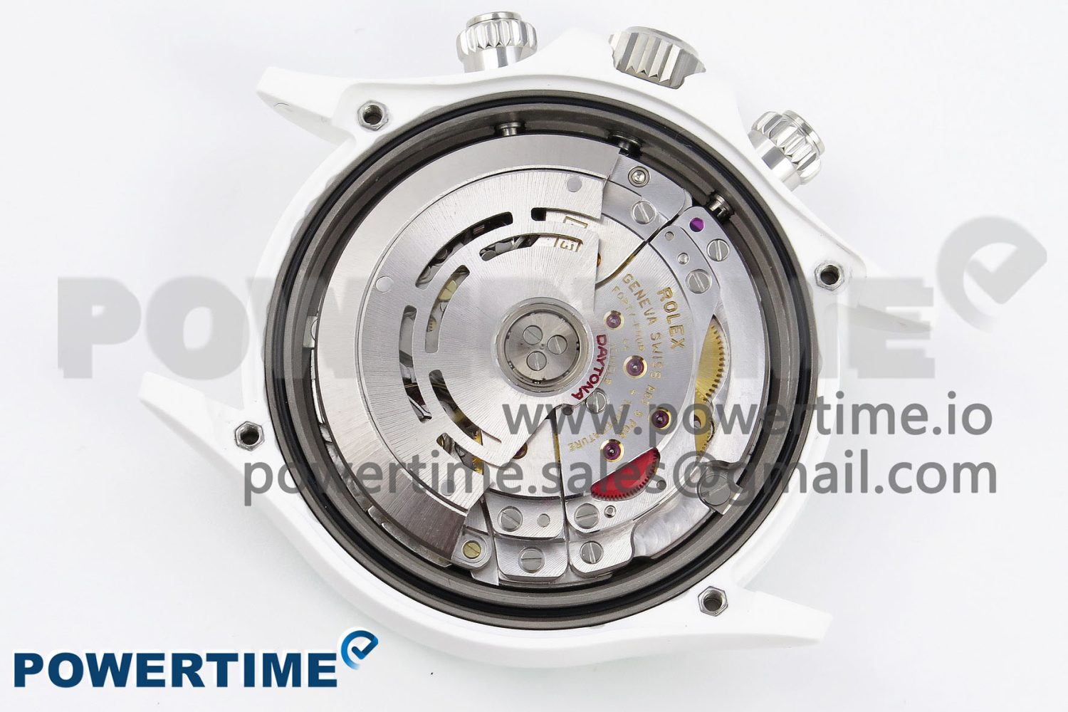 Daytona AET White Ceramic Case and Bracelet Avocado Green Dial SA4130 V2 - Image 14