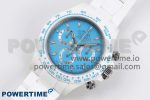 Daytona AET White Ceramic Case and Bracelet Tiffany Blue Dial SA4130 V2 - Image 2