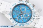 Daytona AET White Ceramic Case and Bracelet Tiffany Blue Dial SA4130 V2 - Image 3
