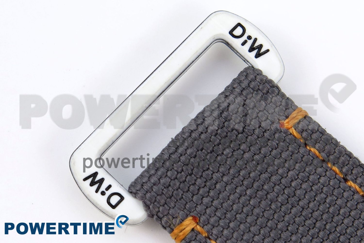 DAYTONA DIW WHITE CARBON CASE DIWF EDITION GRAY/WHITE DIAL ORANGE BEZEL ON GRAY NYLON STRAP A7750 - Image 12