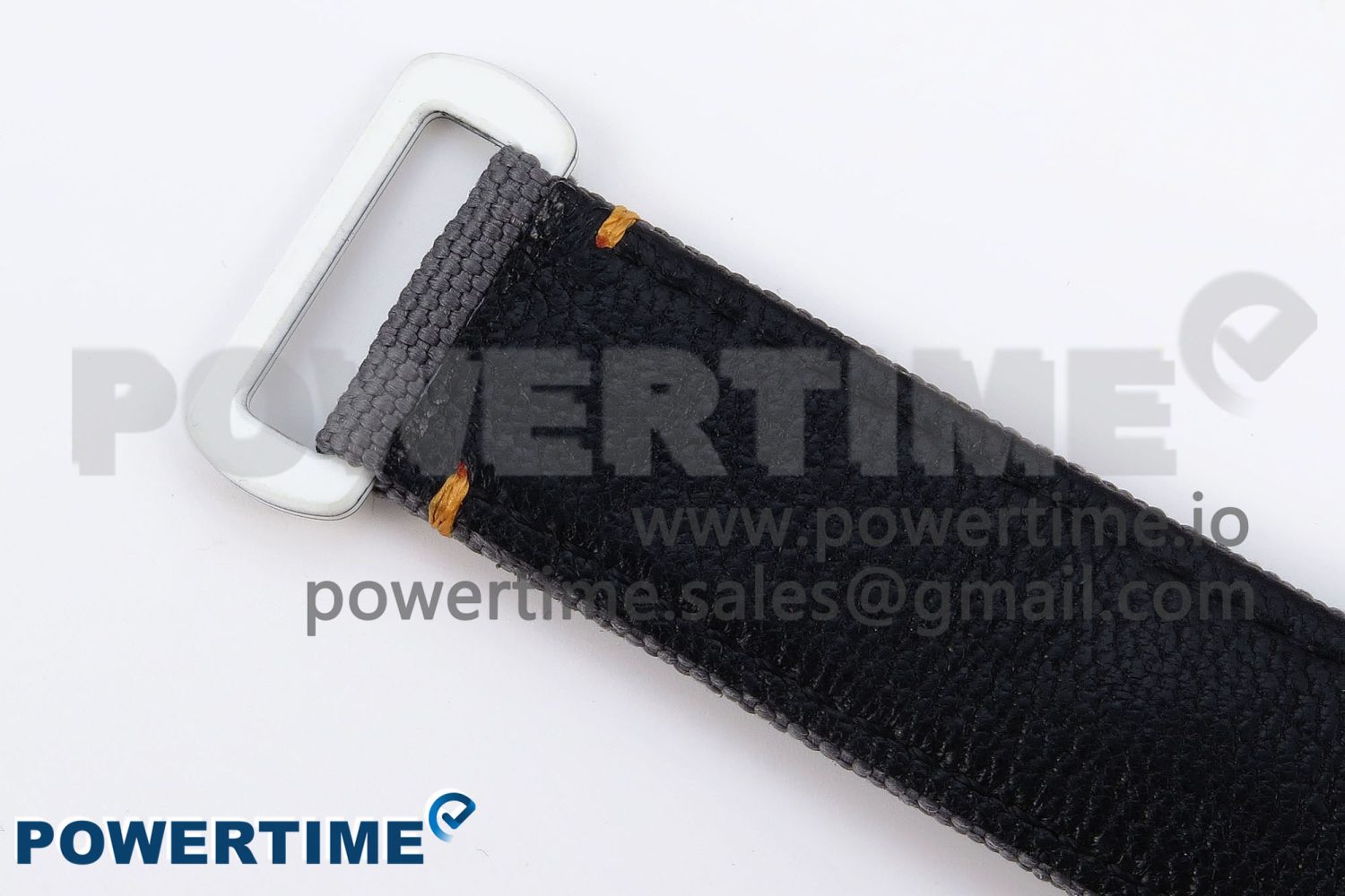 DAYTONA DIW WHITE CARBON CASE DIWF EDITION GRAY/WHITE DIAL ORANGE BEZEL ON GRAY NYLON STRAP A7750 - Image 13