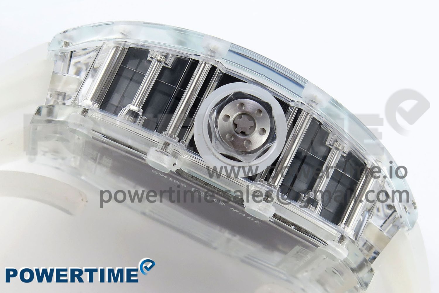 RM035 TRANSPARENT RMF BEST EDITION SKELETON DIAL ON TRANSLUCENT RUBBER STRAP CLONE RMUL2 - Image 7