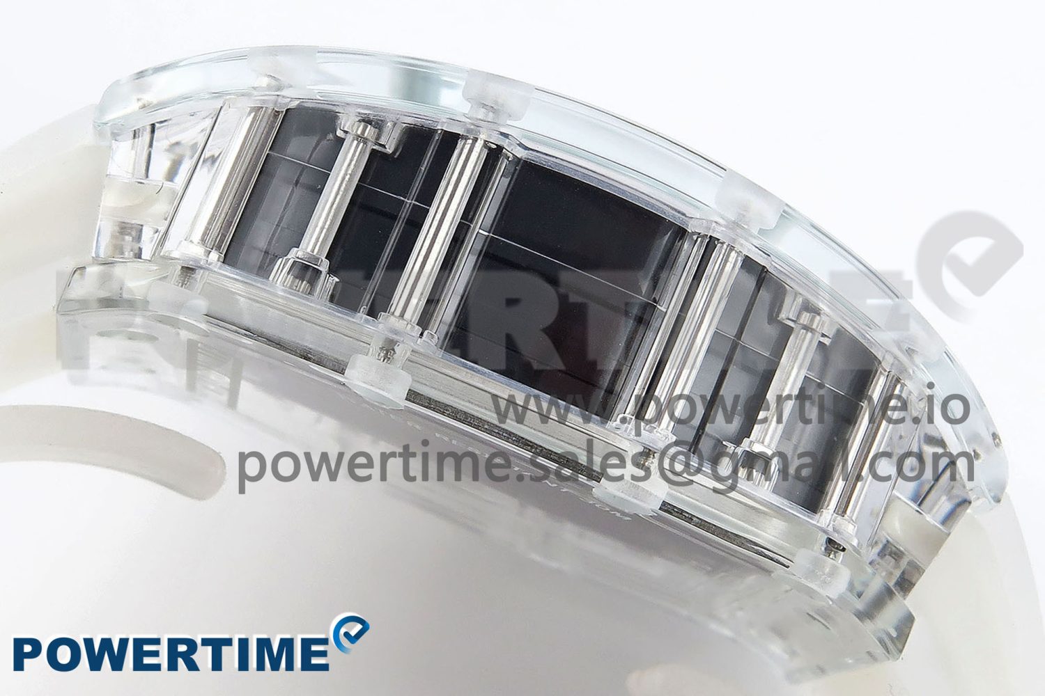 RM035 TRANSPARENT RMF BEST EDITION SKELETON DIAL ON TRANSLUCENT RUBBER STRAP CLONE RMUL2 - Image 8